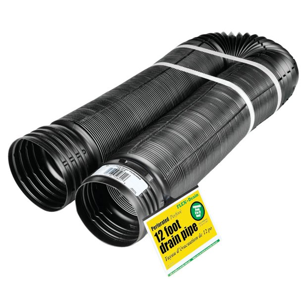 1 PK, Amerimax 50910Amerimax 4 In. X 12 Ft. FLEXDrain Expandable