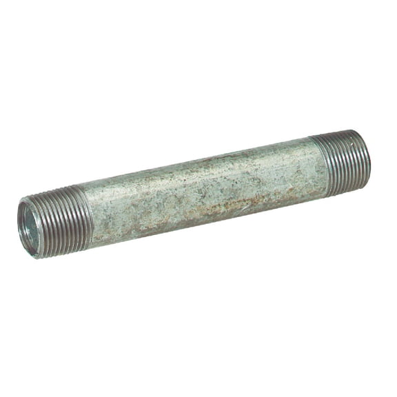 Anvil Welded Steel Galvanized Pipe Nipple - 1 Pack, 3/4 In. x 6 In.