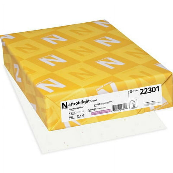 1 PK,Astrobrights Color Paper - White (22301)