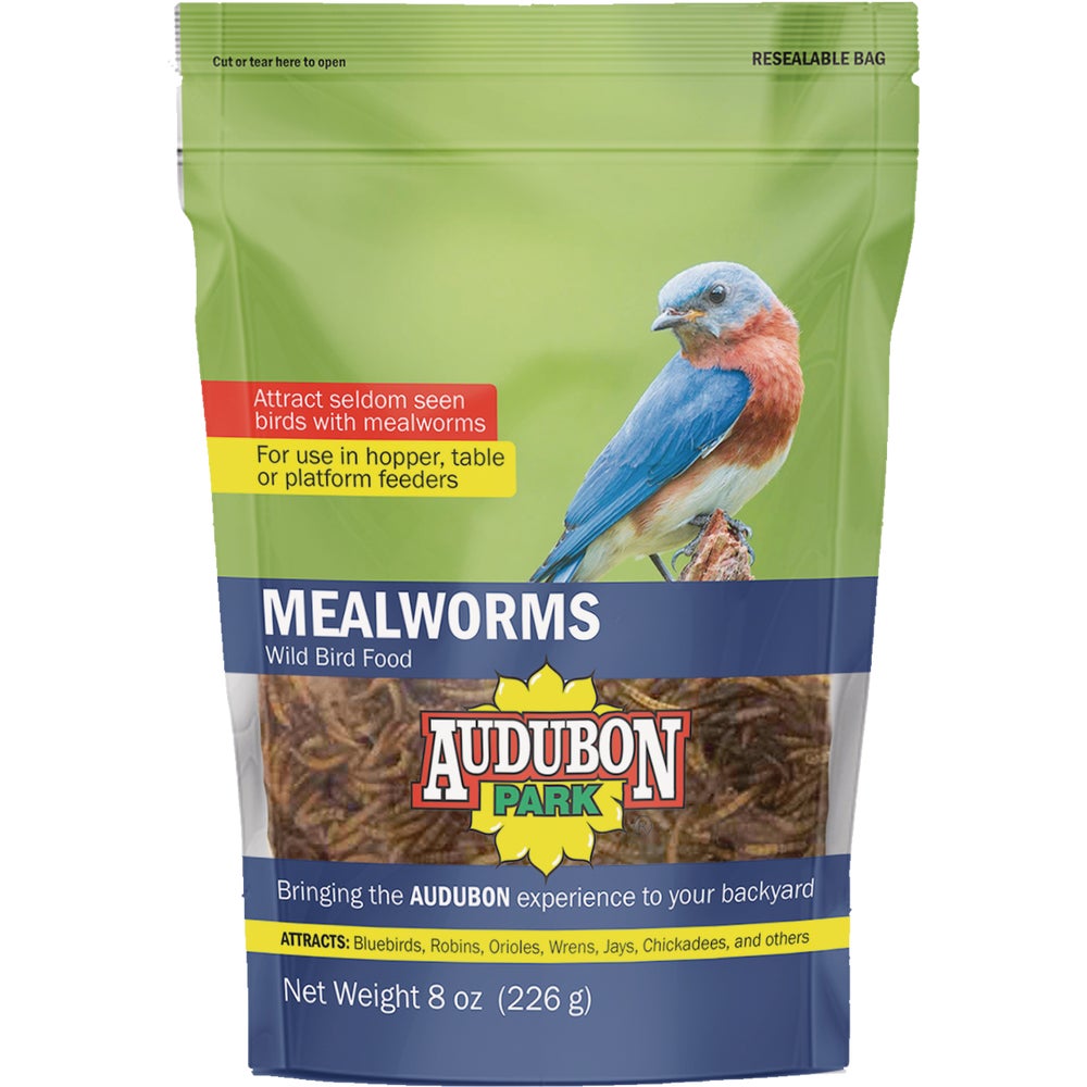 1 PK, Audubon Park 12816Audubon Park 8 Oz. Dried Mealworms