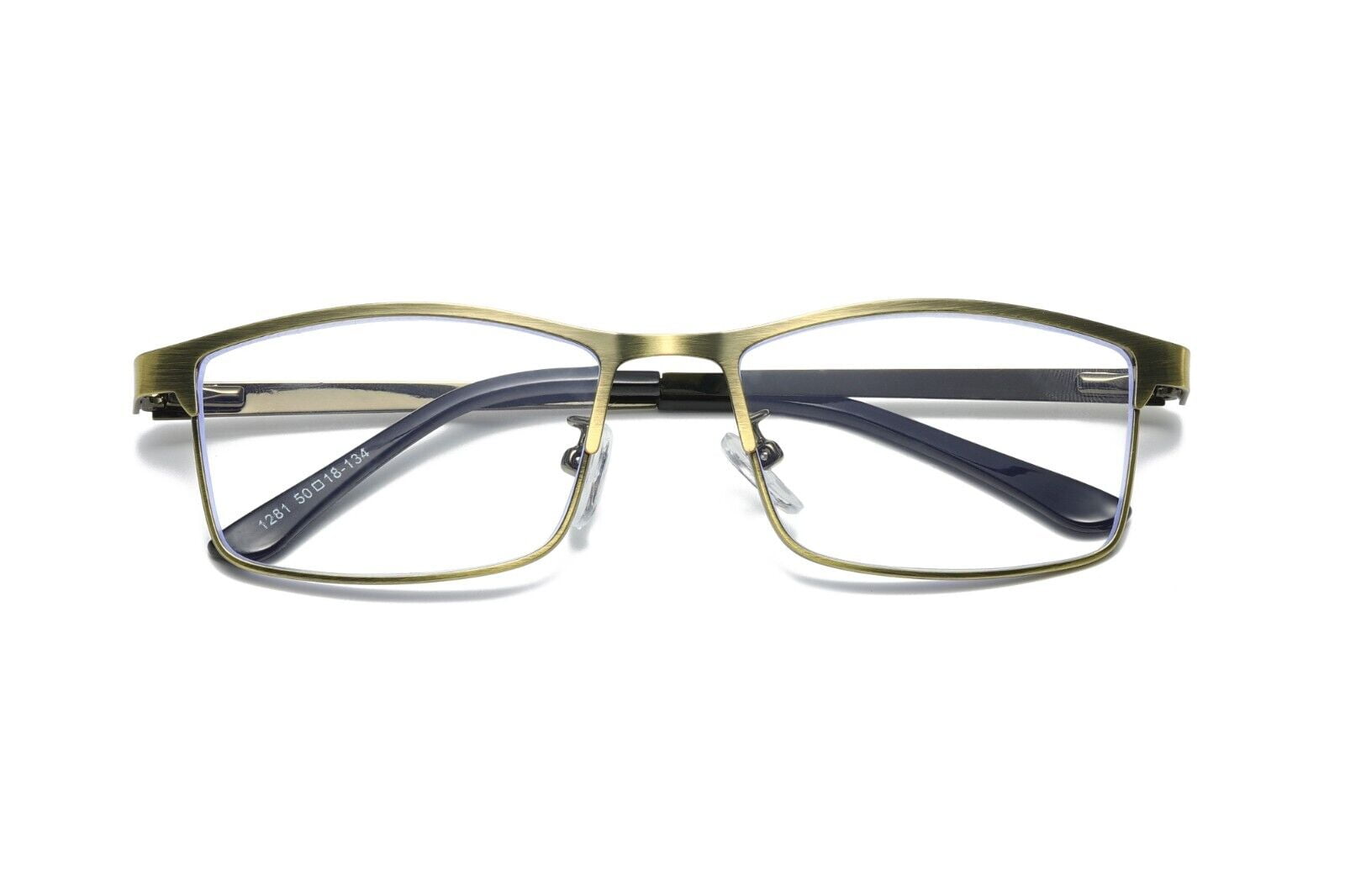 1 PK Brass Metal Frame Mens Reading Glasses Spring Hinge  display picture 2