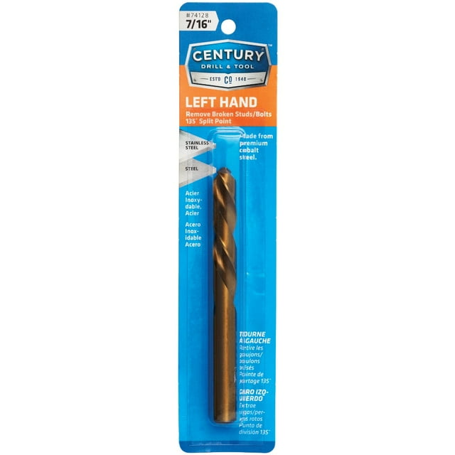 1 PK, CENTURY DRILL & TOOL 74128Century Drill & Tool 7/16 In. Cobalt