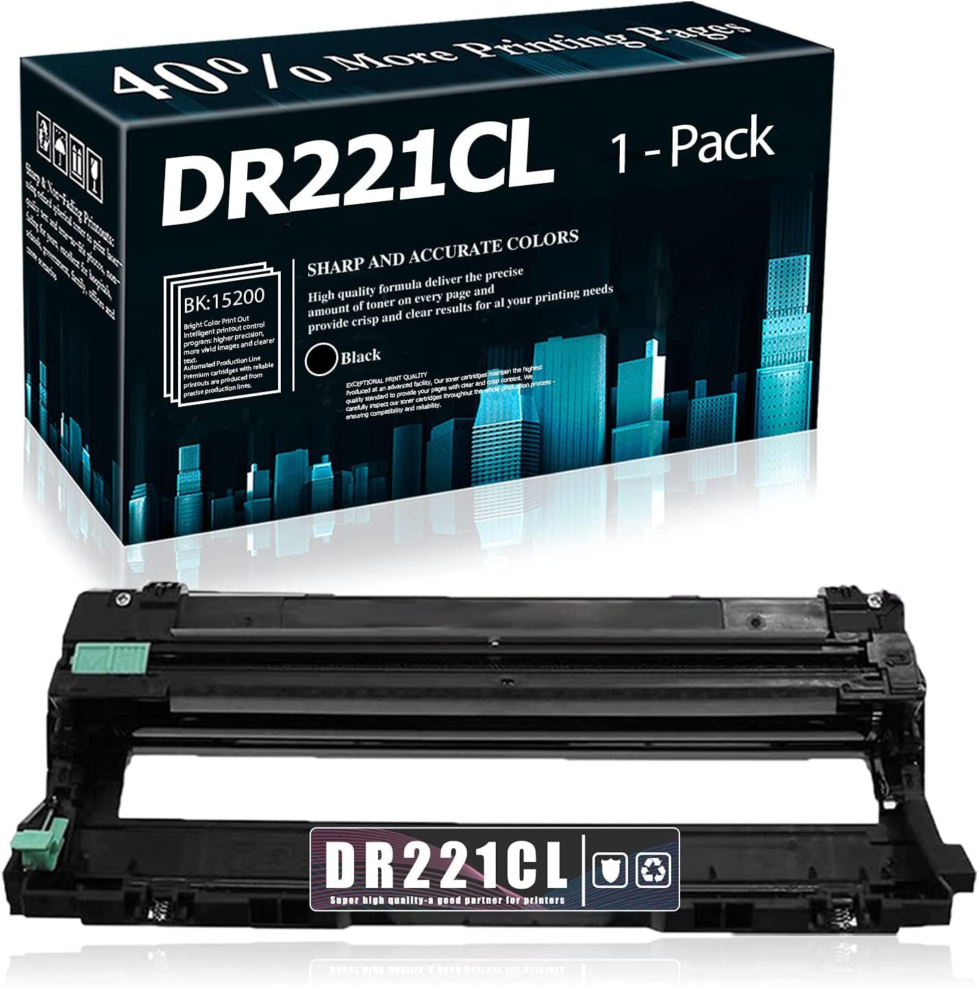 1 PK DR221CL DR221CL Drum Unit Replacement for Brother HL3140CW