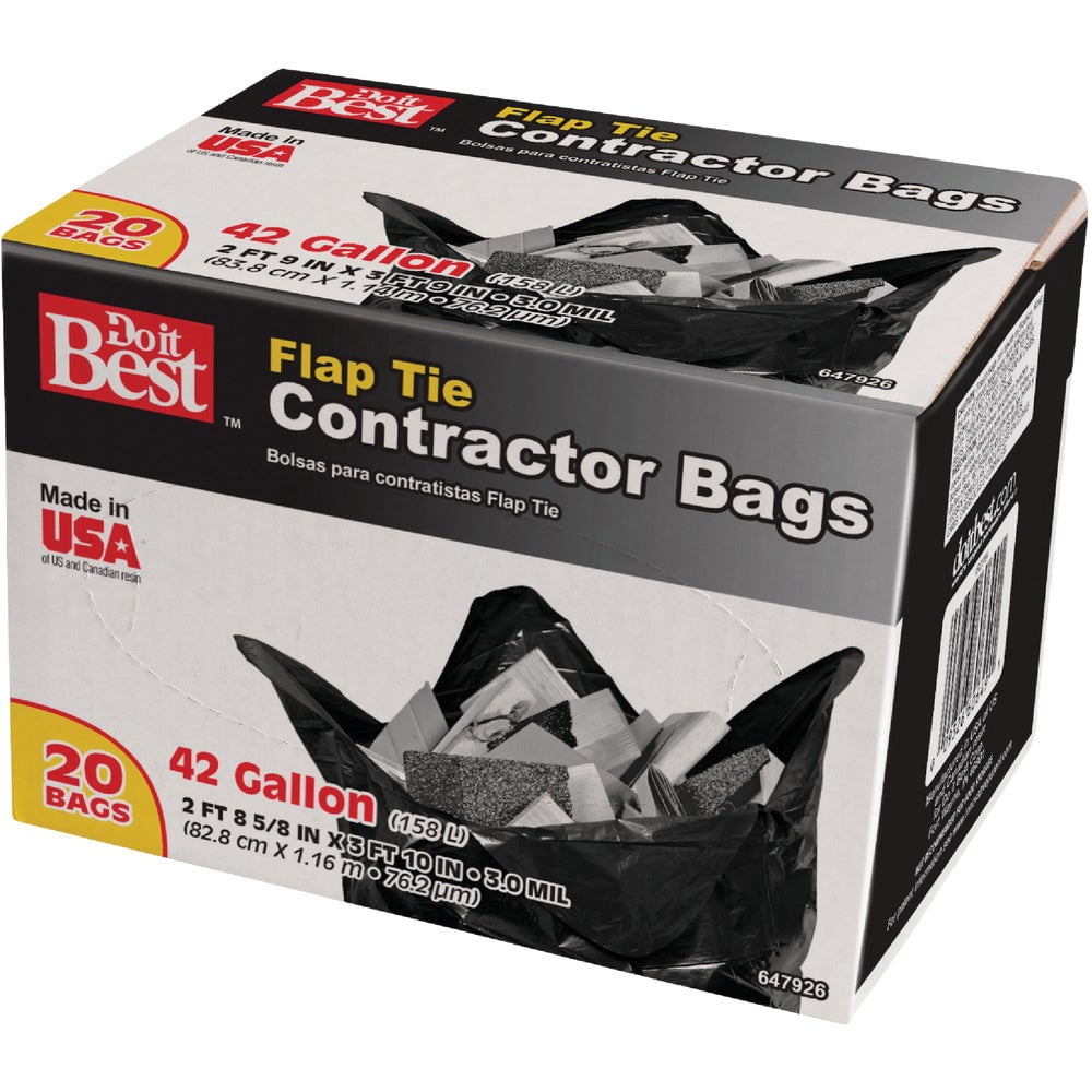 Hefty Heavy Duty Contractor Trash Bags Gallon