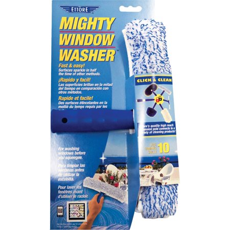 1 PK, Ettore 50010-Ettore Mighty Window Washer 10 In. Plastic Window Washer