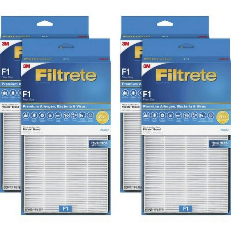 Filtrete Air Filter - HEPA - For Air Purifier - Remove Allergens, Remove Bacteria, Remove Virus - ParticlesF2 Filter Grade - 8.2 Filtrete Air Filter - HEPA - For Air Purifier - Remove Allergens, Remove Bacteria, Remove Virus - ParticlesF2 Filter Grade - 8.2
