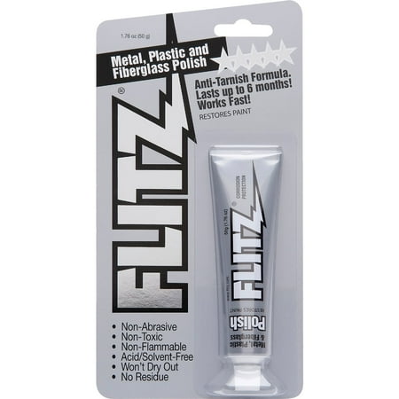 1 PK, Flitz BP 03511-Flitz 1.76 Oz. Metal, Plastic & Fiberglass Paste Polish