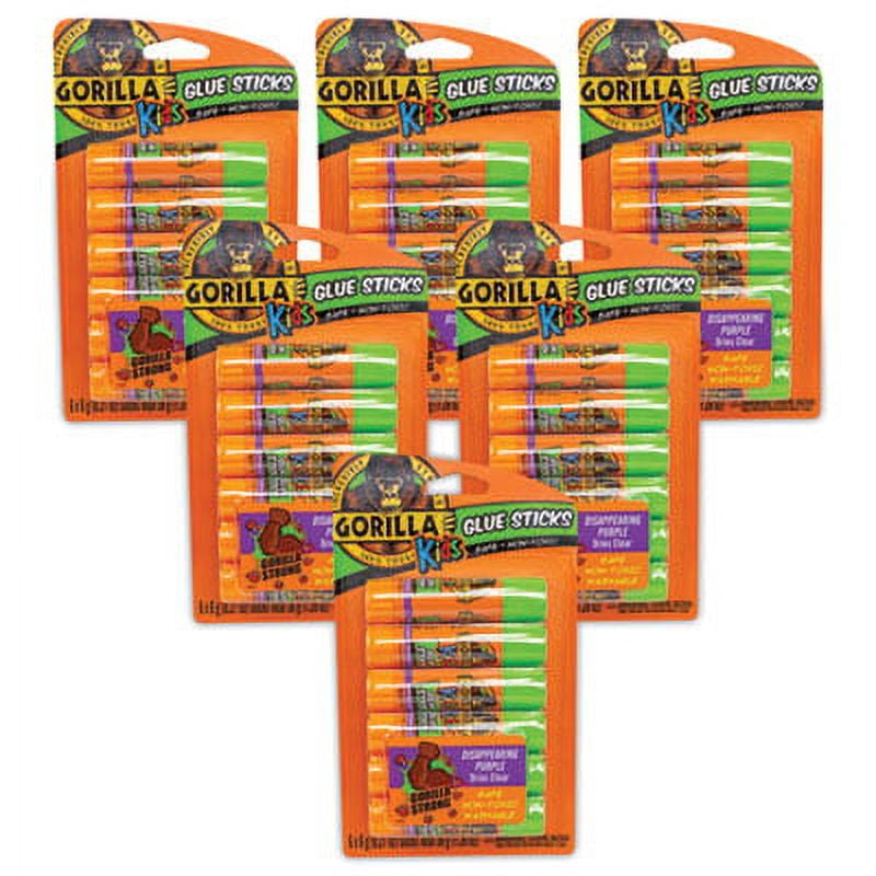  Gorilla Glue 2605202 Kids School Glue Sticks, 6-gm, 2-Pk. -  Quantity 6 : Arts, Crafts & Sewing
