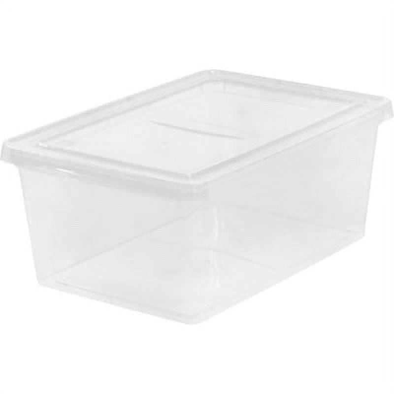 Snap-Tight Clear Plastic 4.3 Gal Stackable Laboratory Storage Box