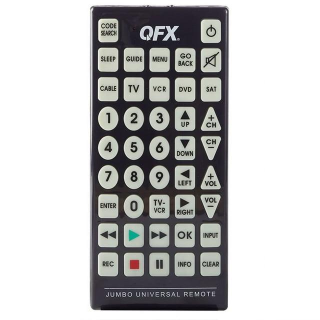 1 PK,Jumbo Universal RemoteJumbo Universal Remote