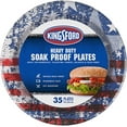 thumbnail image 1 of Kingsford Heavy Duty 10 In. Round Paper Plate - Disposable - 35 Count, 1 of 5