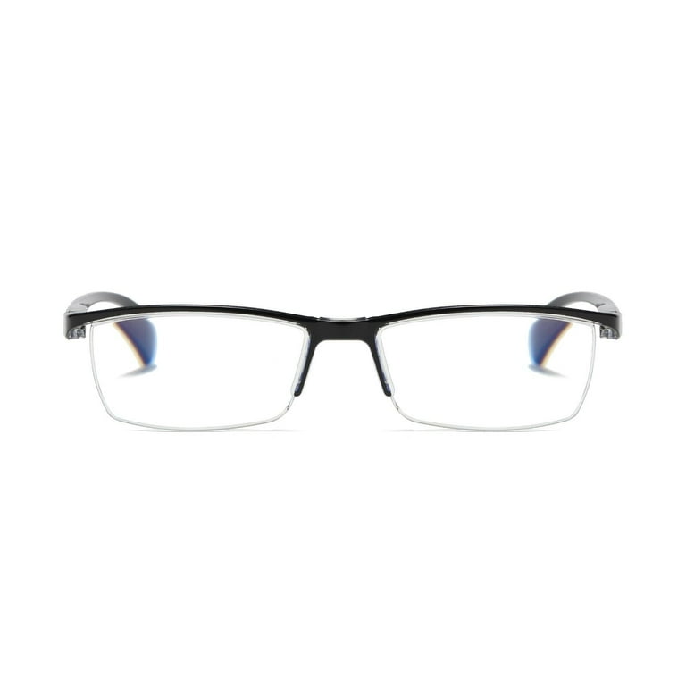 Reading glasses half frame rimless sale