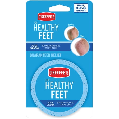 1 PK, O'Keeffe's K0320005-O'Keeffe's Healthy Feet 3.2 Oz. Jar Cream Lotion