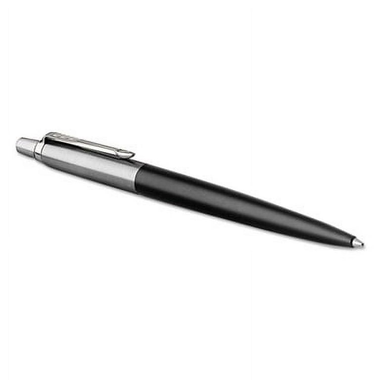 Jotter Ballpoint Pen, Retractable, Medium 1 mm, Blue Ink, Black/Chrome Barrel Jotter Ballpoint Pen, Retractable, Medium 1 mm, Blue Ink, Black/Chrome Barrel