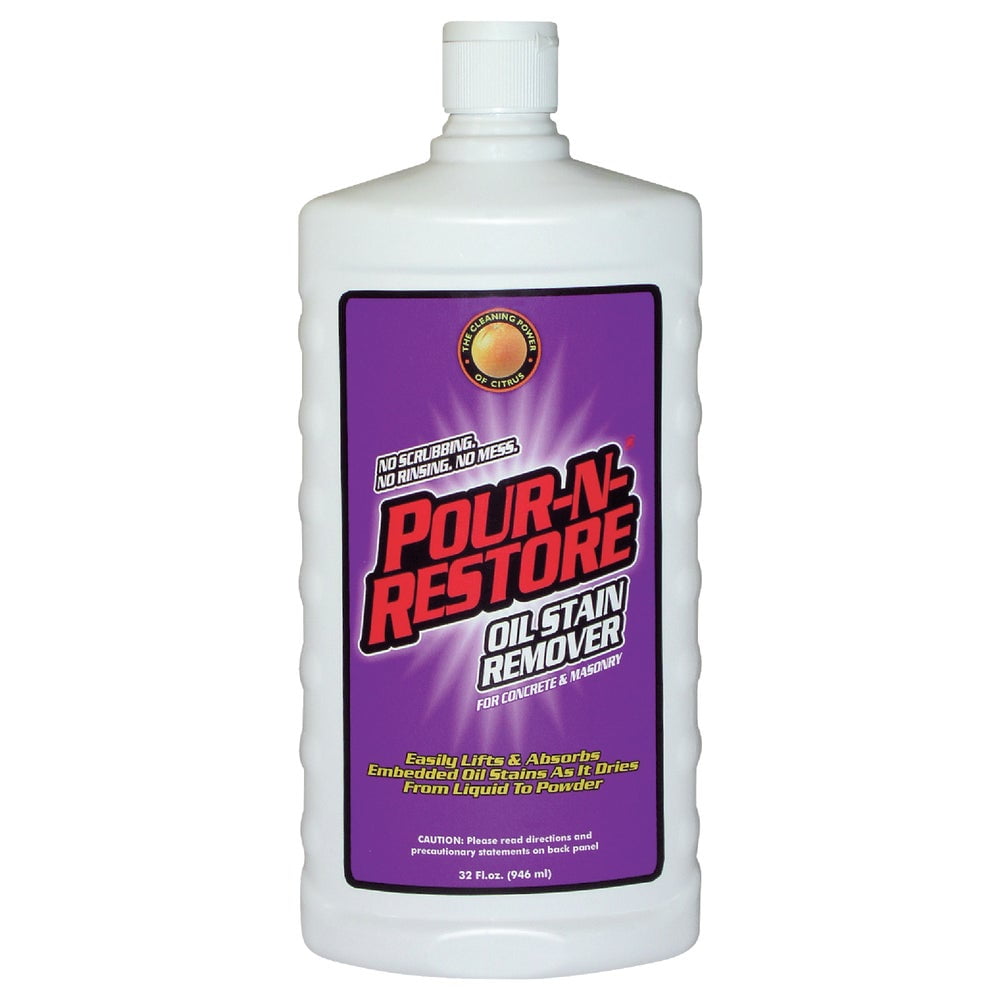 1 Pc PourNRestore 32 Oz. Concrete And Masonry Oil Stain Remover