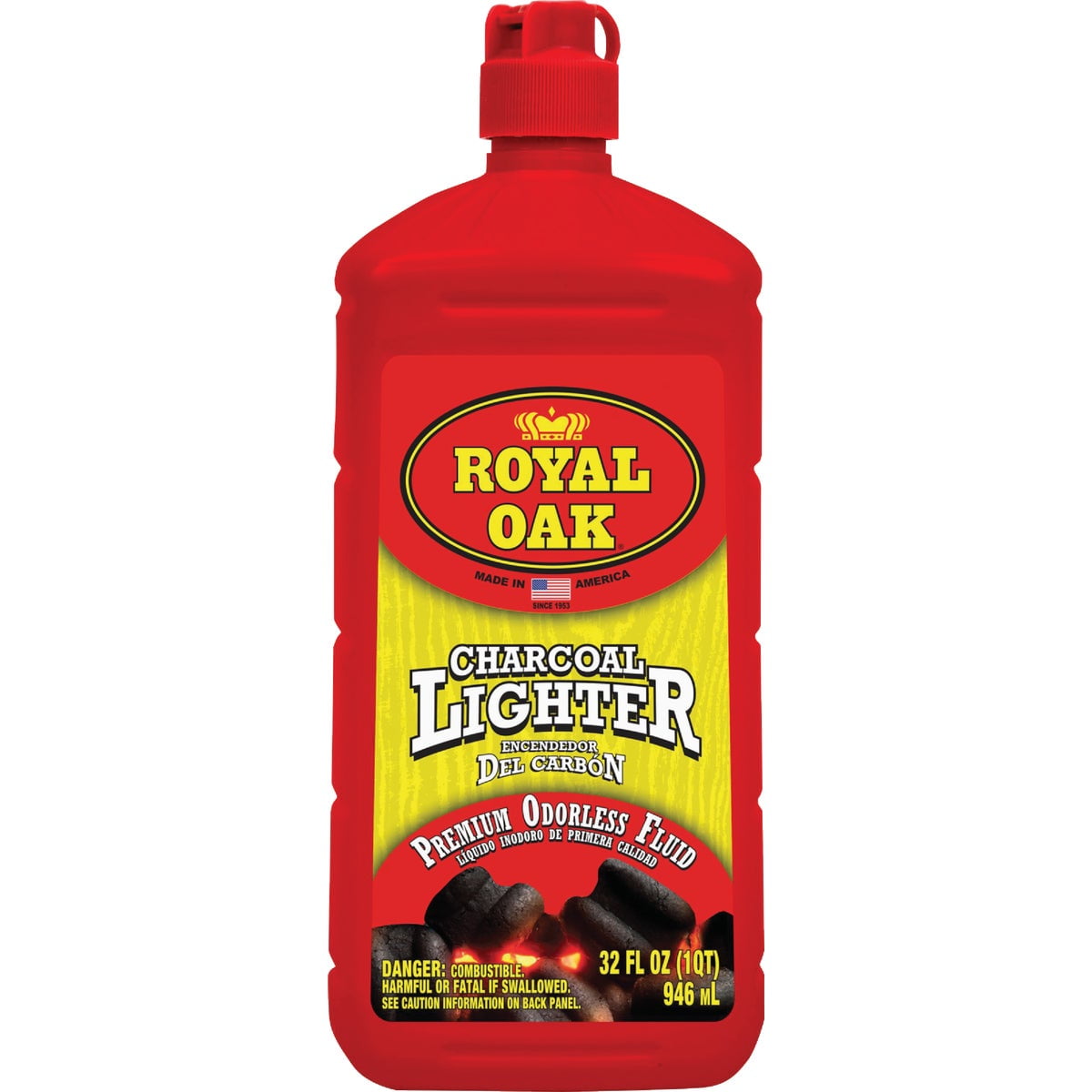 1 Pc Royal Oak 32 Oz. Liquid Charcoal Lighter Fluid