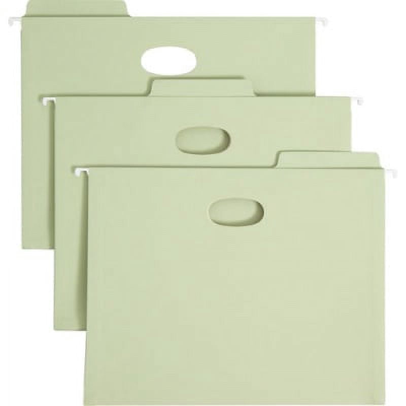 1 PK,Smead FasTab 1/3 Tab Cut Letter Recycled Hanging Folder (64224