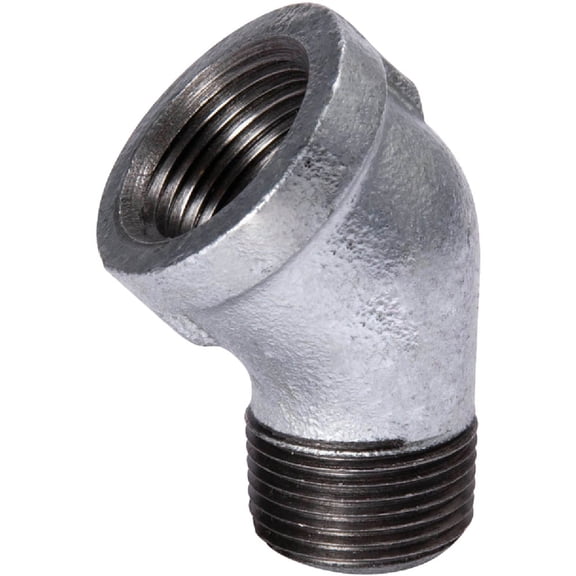 1 PK, Southland 510-503BG-Southland 1/2 In. 45 Deg. Street Galvanized Elbow (1/8 Bend)