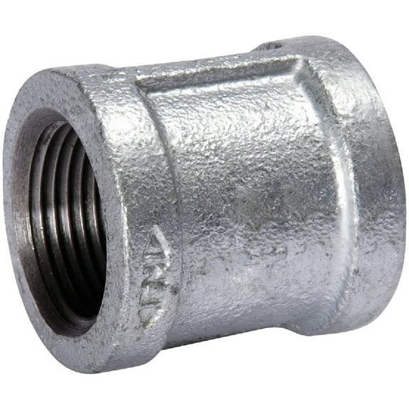 Southland 2 In. FPT Galvanized Coupling - Malleable Iron Fitting - 1 Pack