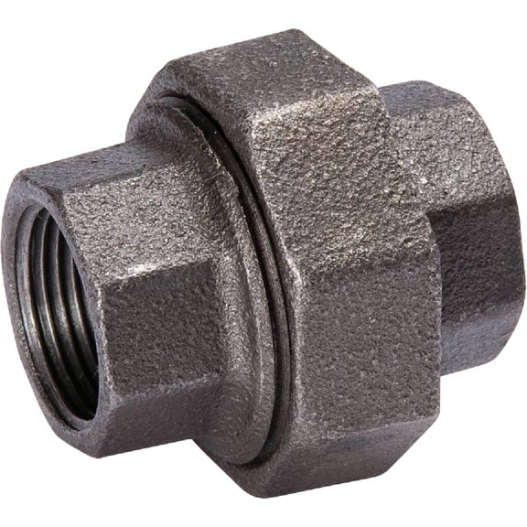 1 PK, Southland 521-708BG-Southland 2 In. Ground Joint Malleable Black Iron Union Residential Use, Standard Application