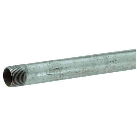 1 PK, Southland 567-480DB-Southland 1-1/2 In. x 48 In. Carbon Steel Threaded Galvanized Pipe