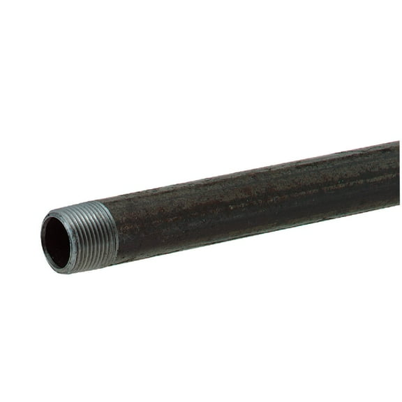 1 PK, Southland 586-480DB-Southland 1-1/4 In. x 48 In. Carbon Steel Threaded Black Pipe