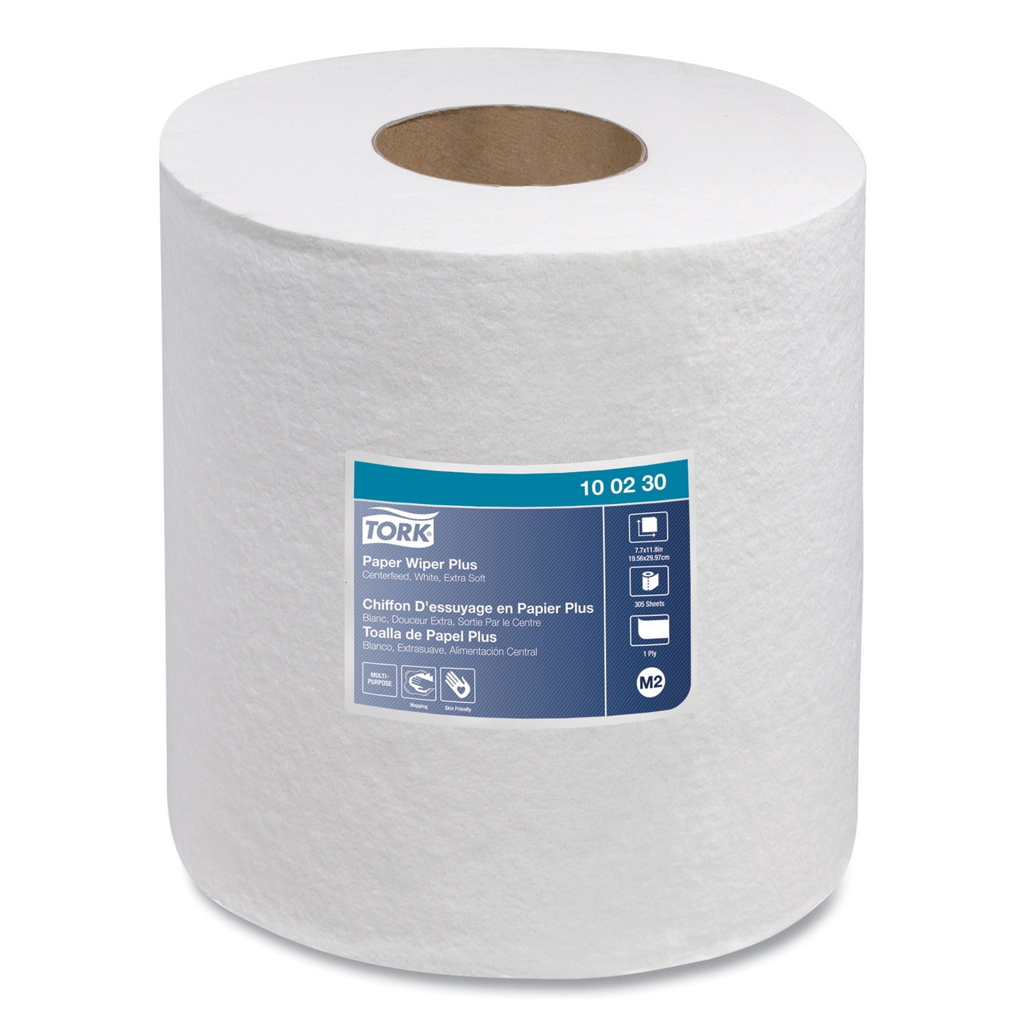 Centerfeed Paper Wiper, 1-Ply, 7.7 x 11.8, White, 305/Roll, 6/Carton Centerfeed Paper Wiper, 1-Ply, 7.7 x 11.8, White, 305/Roll, 6/Carton
