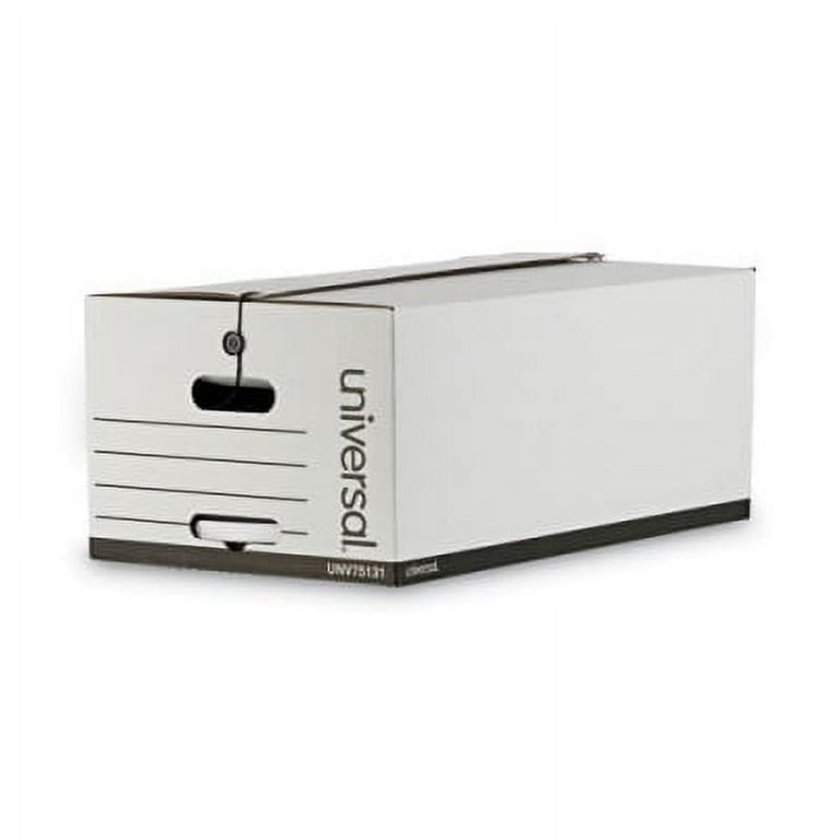 Deluxe Quick Set-up String-and-Button Boxes, Legal Files, White, 12/Carton Deluxe Quick Set-up String-and-Button Boxes, Legal Files, White, 12/Carton