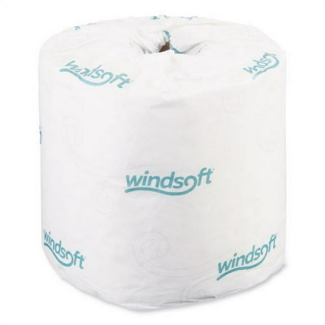 1 PK,Windsoft Bath Tissue, Septic Safe, Individually Wrapped Rolls, 2 ...