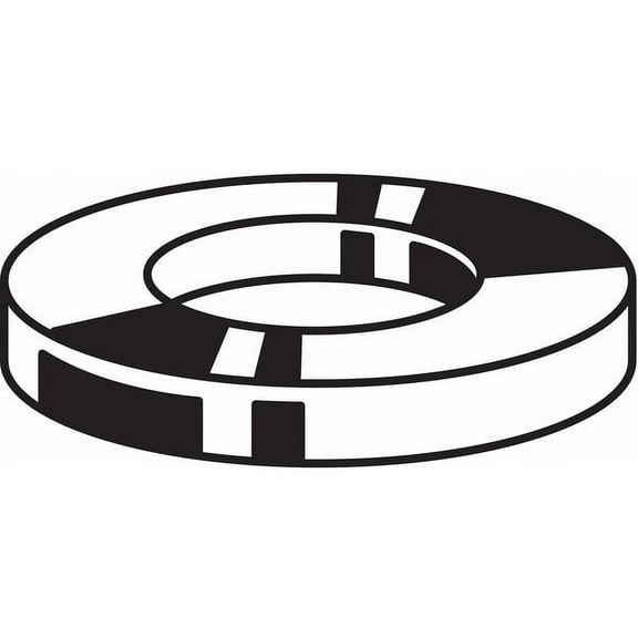 1 PK ZoroSelect Flat Washer, Fits Bolt Size 3/8" , Stainless Steel Plain Finish, 50 PK