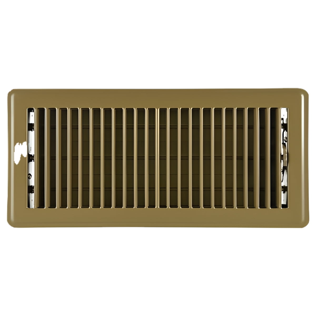 ZoroSelect 1 PK Steel Floor Register Vent Cover, 7.5 X 15.5, Brown ...
