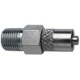 thumbnail image 1 of 1 PK ZoroSelect Male Luer to 1/8 NPT Male, Plated Brass Silver, 1 of 1