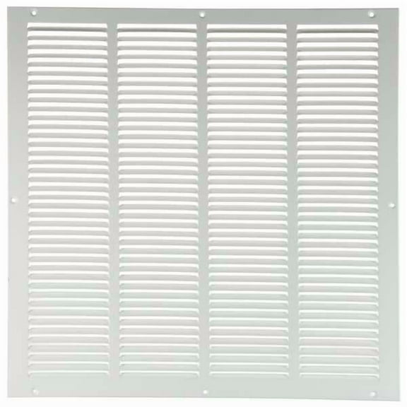 Return Air Grille, 21.75 X 21.75, White, Steel(4JRT2)