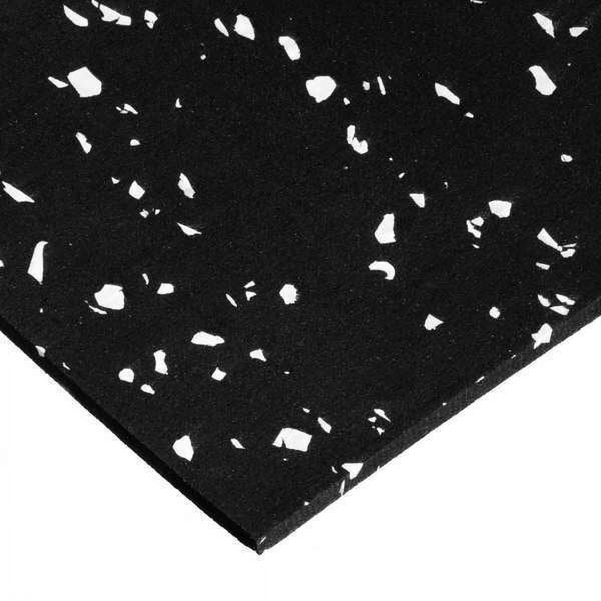 1 PK ZoroSelect Rubber, Recycled, 3/8"Thick, 36"x36