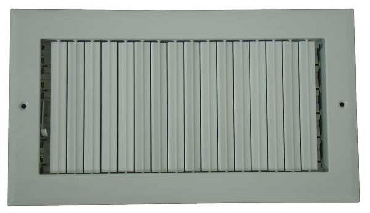 1pack ZoroSelect 4MJN1 Sidewall/Ceiling Register , 8 X 14 , White ...