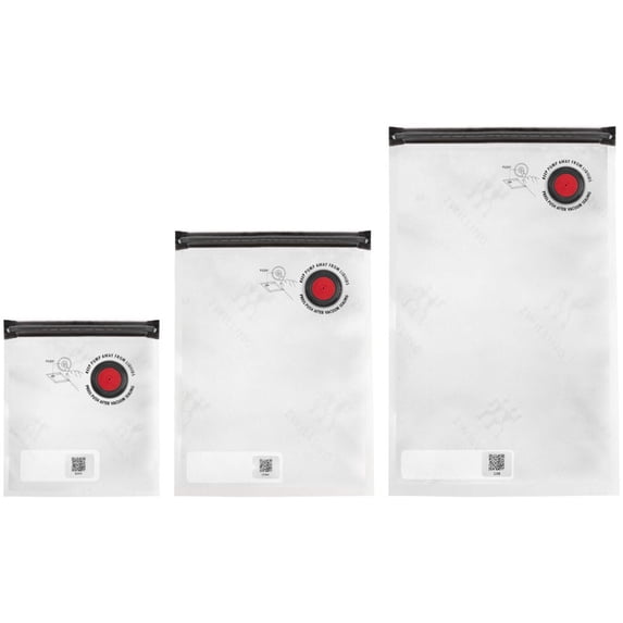 ZWILLING Fresh & Save 10-pc Assorted Sizes Vacuum Sealer Bags, Sous Vide Bags, Meal Prep