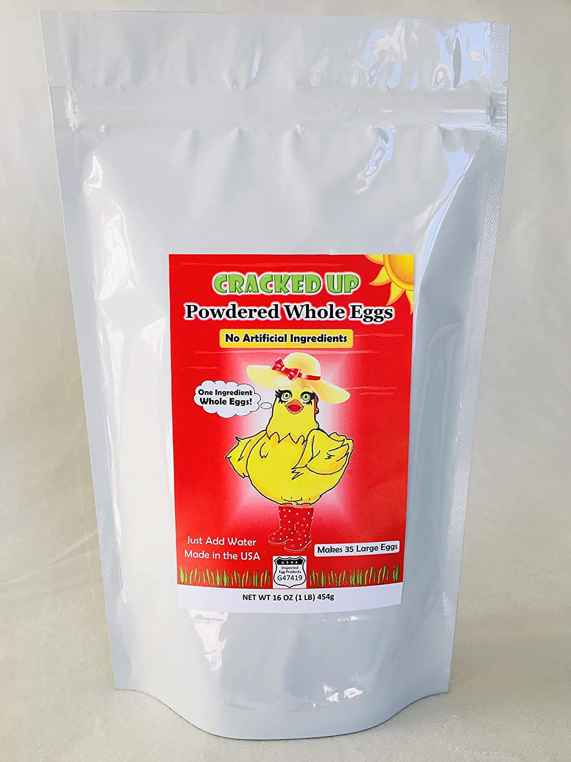 1 POUND (16 OZ) Whole Powdered Eggs, WHY PAY MORE? Freshest eggs! Made