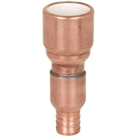 1 PVC x 1 in. PEX PowerPex Copper Straight Adapter