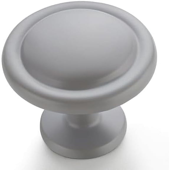 1 Pack 1-1/4 inch Kitchen Cabinet/Drawer/Dresser Knobs Grey Zinc Drawer Pulls/Handles