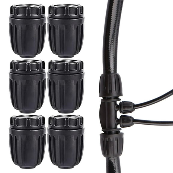 1 Pack 1/2 Inch Drip Irrigation End Cap Fittings (1/2" ID x 0.62" OD) - 1/2'' Drip Line Anti-Drop Barbed Lock Nut End Plug Connectors for 1/2 Inch Drip Irrigation Tubing SystemConnection