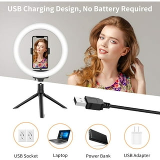 Professional Selfie Ring Light Set, iMountek 18 Dimmable LED Ring Light  with Tripod Phone Holder Carrying Bag