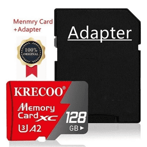 1 Pack 128GB Micro SD Cards TF Card SDXC UHS-I Memory Cards High Speed microSD Card, V30, U3, TransFlash Card, TF Card for Camera, Smartphone, Tablet, Drone