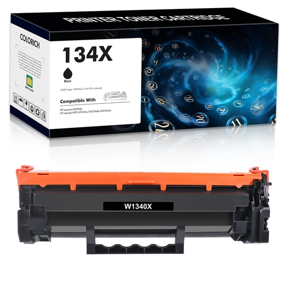 1-Pack 134X Toner Cartridge Compatible for HP 134X 1340X Toner for HP LaserJet M209dw MFP M234dw M234sdn M234sdw Printer (BLACK)