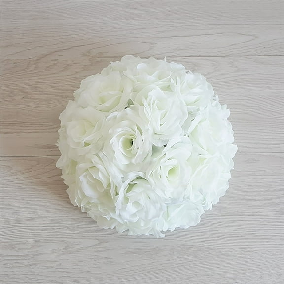 1 Pack 13cm Artificial Rose Kissing Balls for Home Wall Wedding Party Ceremony Decoration, Artificial Flower Ball for Centerpieces Bridal Wedding Artificial Wedding Party Centerpieces Decorations
