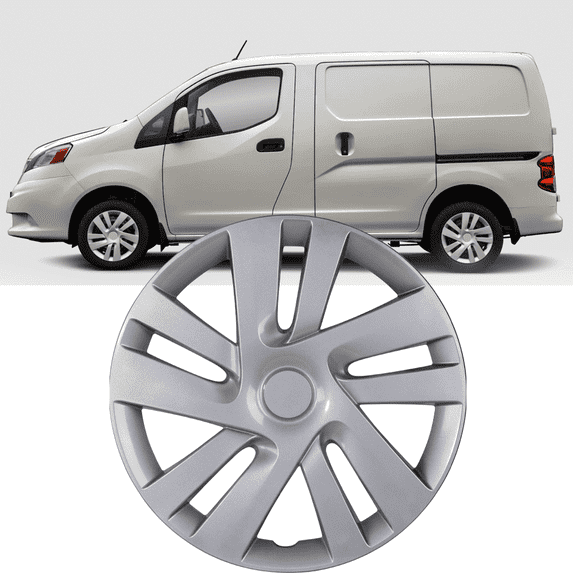 1 Pack 15" Wheel Rim Cover for 2013-2021 Nissan Nissan NV200,Hubcap Wheel Cover Replacement,Compatible With Steel Wheels,Snap on Installation,PP Material,Lacquer