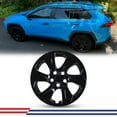 thumbnail image 1 of 1 Pack 17 inch Steel Wheel Hubcap for 2019-2025 Toyota RAV4,Wheel Rim Cover,Snap-On Installation,ABS+PC,Black Lacquer, 1 of 8