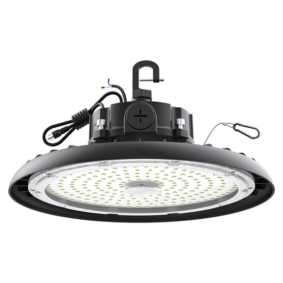 1-Pack 180W LED UFO High Bay Lights, 32400LM 6000K IP65 Plug & Play for Warehouse Factory Garage Workshop Barn