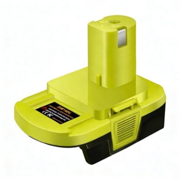 1 Pack 18V Li-ion Battery Adapter Portable Charging Station, Job Site Power Supply Compatible with 20V and 18V Cordless Tools (Battery Not Included)