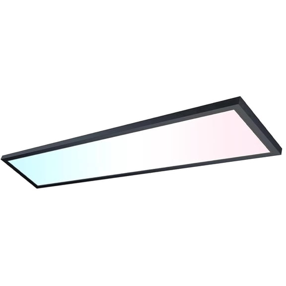 1-Pack Surface Mount LED Panel Lights Fixtures, 50W 5500LM, TRIAC Dimmable, Color Temperature Selectable, for Kitchen Laundry Garage