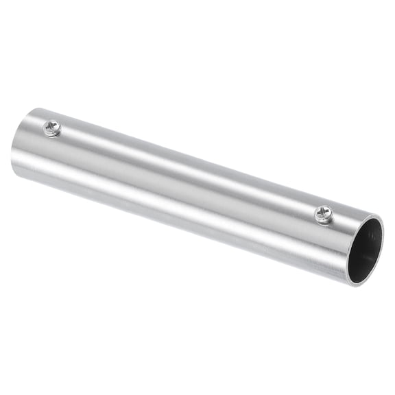 1 Pack 2-Way Straight Pipe Fitting Connector 200mm Length Fit 1" OD Pipe